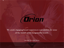 Tablet Screenshot of orionred.com